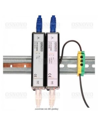 SP-IP/100D. Устройство грозозащиты цепей Ethernet. OSNOVO в Стерлитамаке