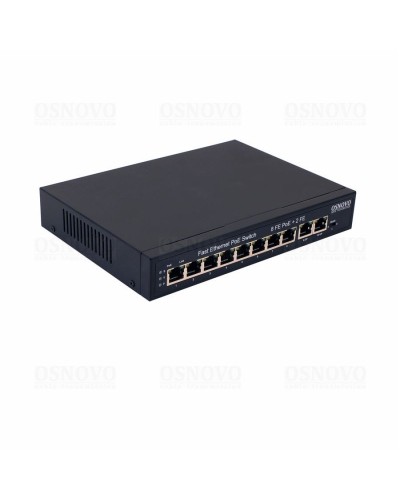SW-21000(120W). Коммутатор 10-портовый  Fast Ethernet с PoE. OSNOVO в Стерлитамаке