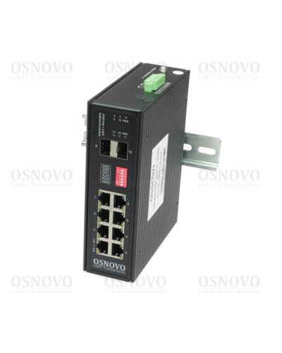 SW-80802/I(Port 90W, 300W). Коммутатор с PoE. OSNOVO в Стерлитамаке