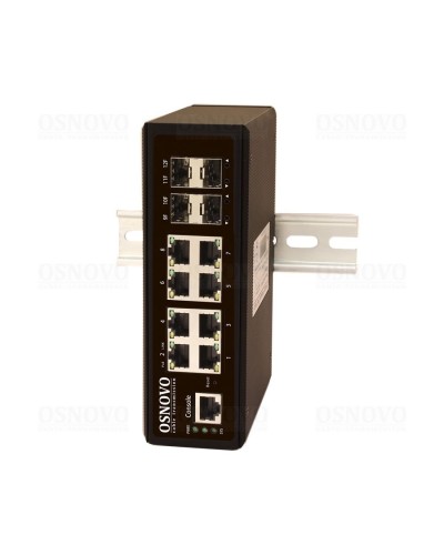 SW-70804/IL. Промышленный коммутатор Gigabit Ethernet на 12 портов. OSNOVO в Стерлитамаке