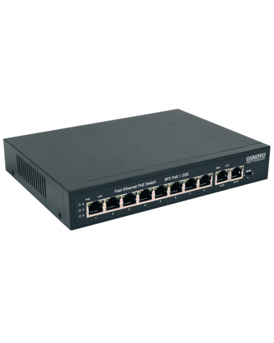 SW-20820(120W). Коммутатор 10-портовый  Gigabit Ethernet с PoE. OSNOVO в Стерлитамаке
