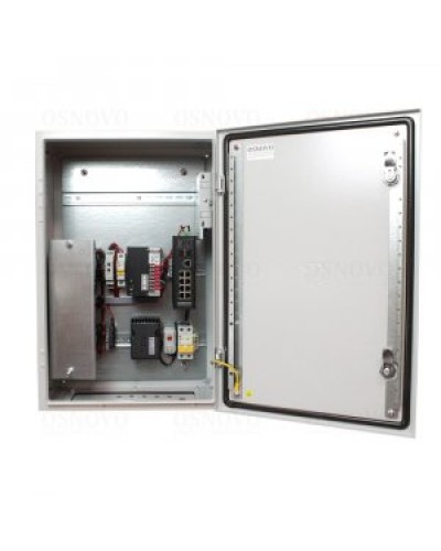OS-46TB1(SW-80802/ILS(port 90W)). Уличная станция с термостабилизацией и резервным питанием. OSNOVO в Стерлитамаке