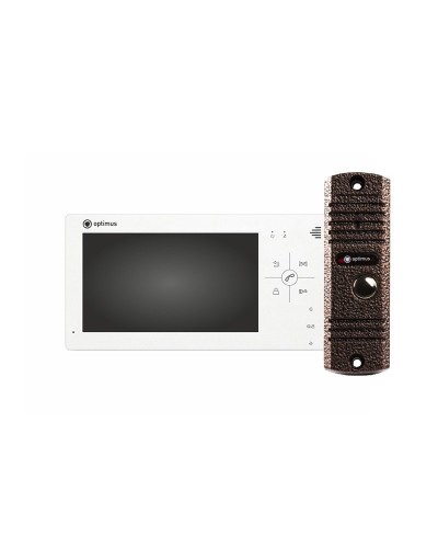 VM-7.0 (w)+ DS-700L (медь). Комплект видеодомофона. Optimus в Стерлитамаке