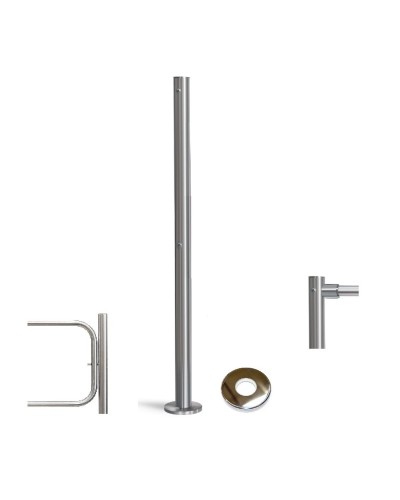 PERCo-BH02 2-15 с крышкой. Стойка с отверстием под стопорный механизм поворотной секции и с 2-мя отверстиями для крепления патрубков на стороне, противоположной створке. PERCo в Стерлитамаке