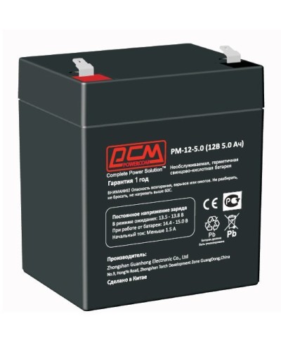 PM-12-5. Аккумулятор герметичный свинцово-кислотный. POWERCOM в Стерлитамаке