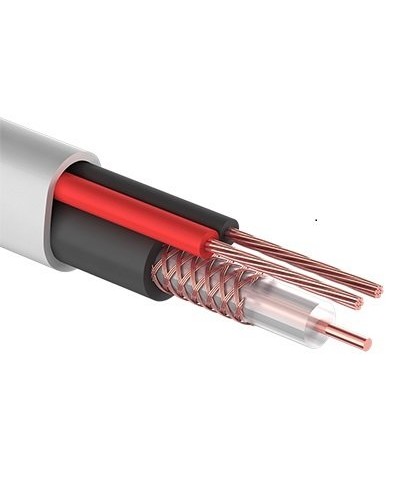 КВК-В-2+2x0,50 мм² (Cu/Cu) белый PROconnect (01-4213). Кабель комбинированный для систем видеонаблюдения. PROCONNECT в Стерлитамаке
