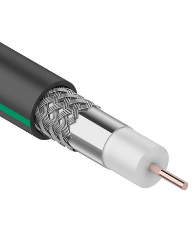 SAT 703 B, Cu/Al/Al, 75%, 75 Ом, 100 м, черный OUTDOOR. PROconnect. (01-2436-1). Кабель коаксиальный радиочастотный. PROCONNECT в Стерлитамаке