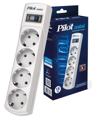 Pilot mini 1.8м. Сетевой фильтр. Pilot в Стерлитамаке