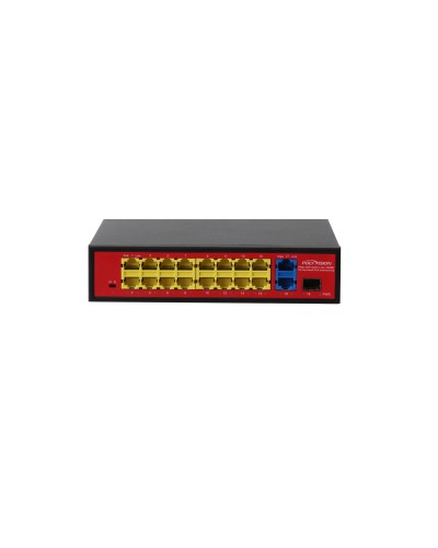 PND-16P-2G1F Lite (180W). Коммутатор неуправляемый 18-портовый с PoE. Polyvision в Стерлитамаке
