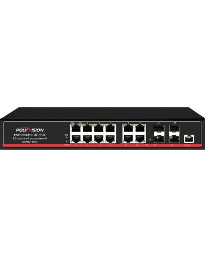 PND-M8GP-4G4F(150). Коммутатор управляемый оптический 12 портовый. Polyvision в Стерлитамаке
