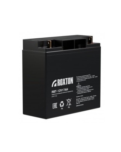 RBT-12V17AH. Аккумулятор герметичный свинцово-кислотный. ROXTON в Стерлитамаке