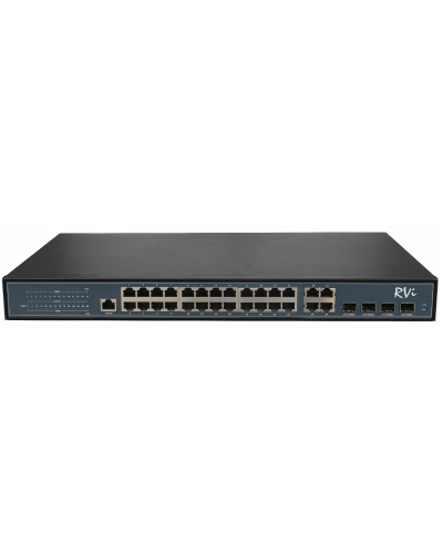 RVi-1NSM24G-4C. Коммутатор с питанием по PoE. RVi в Стерлитамаке