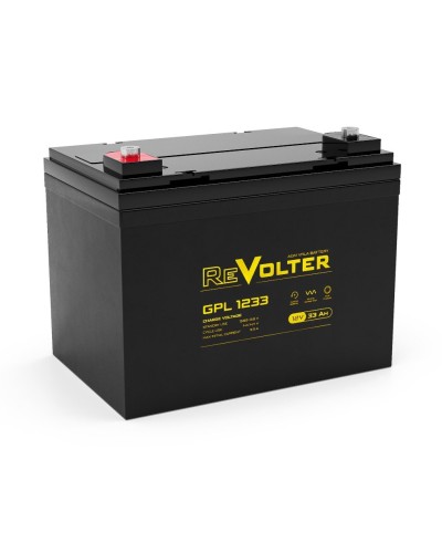 Revolter GPL 1233. Аккумулятор автомобильный герметичный свинцово-кислотный. Revolter в Стерлитамаке