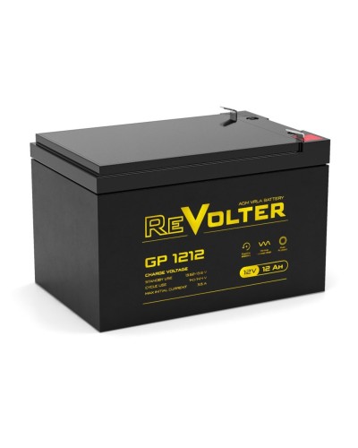 Revolter GP 1212. Аккумулятор автомобильный герметичный свинцово-кислотный. Revolter в Стерлитамаке