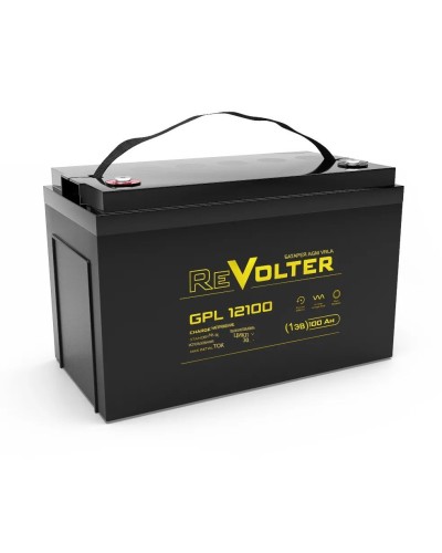 Revolter GPL 12100. Аккумулятор автомобильный герметичный свинцово-кислотный. Revolter в Стерлитамаке