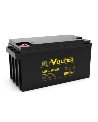 Revolter GPL 1265. Аккумулятор автомобильный герметичный свинцово-кислотный. Revolter в Стерлитамаке