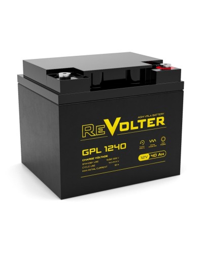 Revolter GPL 1240. Аккумулятор автомобильный герметичный свинцово-кислотный. Revolter в Стерлитамаке