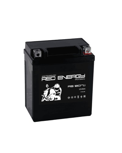 Red Energy RS 1207.1. Аккумулятор герметичный свинцово-кислотный стартерный. Red Energy в Стерлитамаке