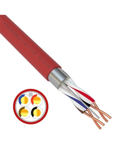 КПСВЭВнг(А)-LS 2х2х1,0 (01-4867-1)(REXANT). Кабель для систем пожарной и охранной сигнализации. Rexant в Стерлитамаке