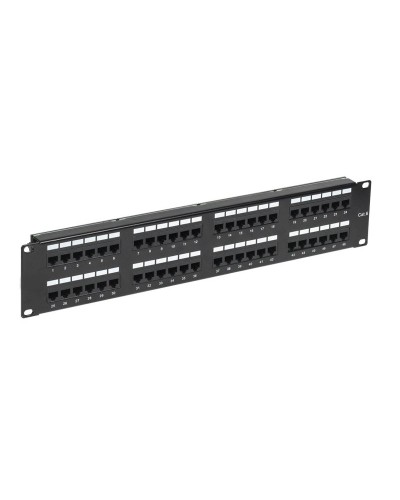 Панель коммутационная с кабельными органайзерами 19", 2U, 48 портов, RJ-45, CAT 6, UTP REXANT PRO (02-0232): Патч-панель 19" в Стерлитамаке