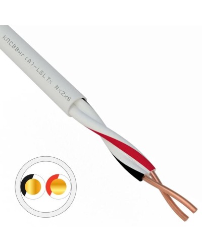 КПСВВнг(А)-LSLTx 1х2х0,75 REXANT (01-4871). Кабель для систем передачи данных пониженной пожароопасности c низким дымо- и газовыделением, с низкой токсичностью продуктов горения. Rexant в Стерлитамаке