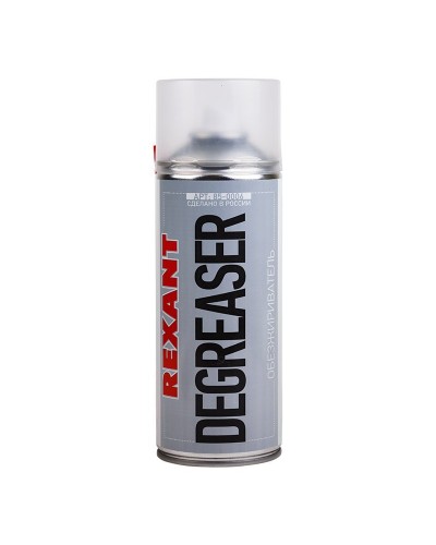 Очиститель обезжириватель DEGREASER, REXANT, 400 мл, аэрозоль (85-0006): Баллон с очистителем в Стерлитамаке