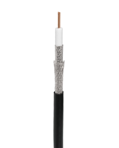 RG-11U, 75 Ом, CCS/Al/Al, 83%, 305 м, черный OUTDOOR (01-3011). Кабель коаксиальный радиочастотный. Rexant в Стерлитамаке