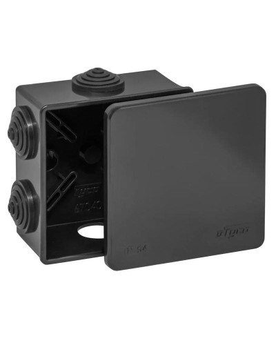 Коробка TYCO ОП 85х85х40мм УХЛ1 IP54 черный (67040Ч). Коробка распределительная. RuVinil в Стерлитамаке