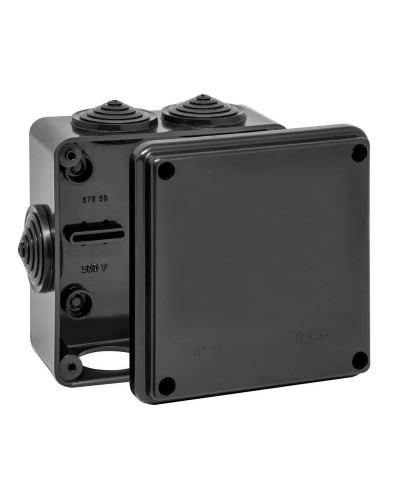 Коробка TYCO ОП 100х100х50мм УХЛ1 IP54 черный (67050Ч). Коробка распределительная. RuVinil в Стерлитамаке