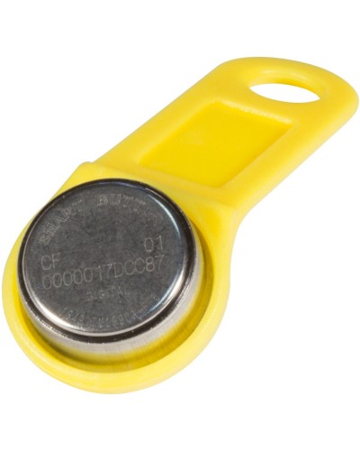 DS 1990А-F5 (желтый). Ключ электронный Touch Memory с держателем. SLINEX в Стерлитамаке