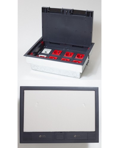 Люк на 8 постов (45х45), металл/пластик, с металлической коробкой, IP40 (300009). Люк. SPL в Стерлитамаке