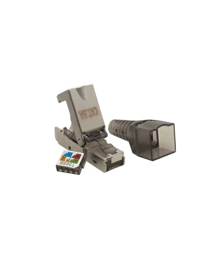 Коннектор 8P8C STP 6A (RJ-45) безынструментальный (10-0240). Разъем RJ-45. SUPRLAN в Стерлитамаке