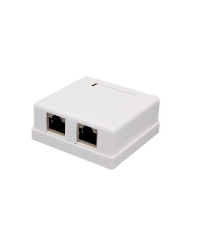 Розетка настенная RJ-45, 8P8C, Cat.6, 2 порта FTP (10-0353): Компьютерная розетка в Стерлитамаке