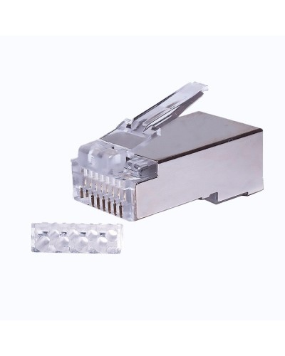 Коннекторы 8P8C FTP Cat.6 3U (RJ-45) (100шт) (10-0202). Разъем RJ-45. SUPRLAN в Стерлитамаке