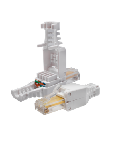 Коннектор 8P8C U/UTP Cat.5e (RJ-45) безинструментальный (10-0218). Разъем RJ-45. SUPRLAN в Стерлитамаке