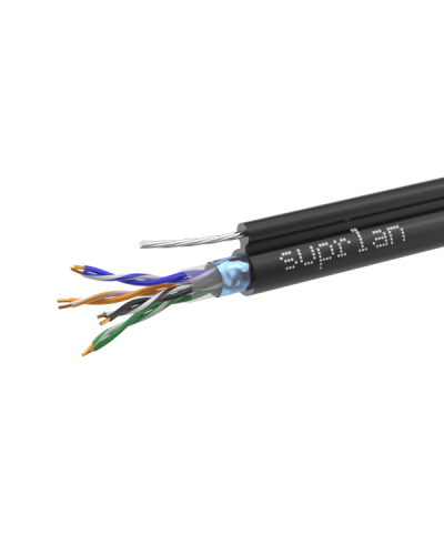 FTP Cat.5e 4x2xAWG24 Cu PE Outdoor T-FG8 (трос) Median (01-1035-1). Кабель «витая пара» (LAN) для структурированных систем связи. SUPRLAN в Стерлитамаке