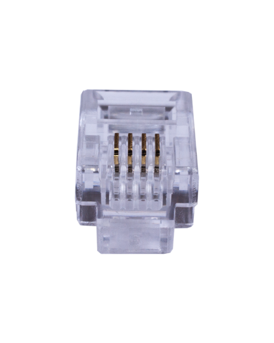 Коннекторы 4P4C (RJ-11) (100шт) (10-0229). Телефонный разъем 4P4C (RJ-11). SUPRLAN в Стерлитамаке