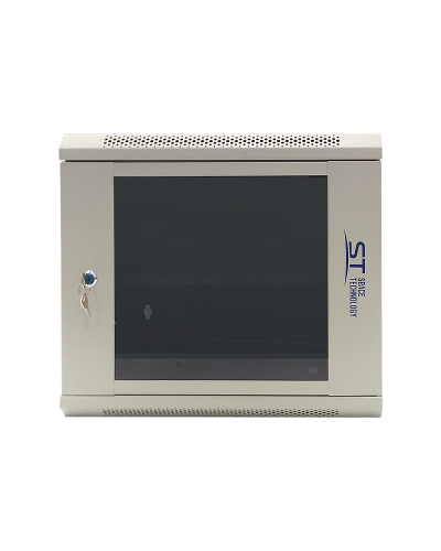 ST-NC9U600 (серый) С ПОЛКОЙ. Шкаф телекоммуникационный 19 настенный 9U. Space Technology в Стерлитамаке