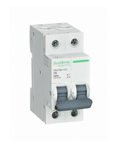 City9 Set 2P 6А 4.5kA С (C9F34206). Автоматический выключатель. Systeme Electric в Стерлитамаке