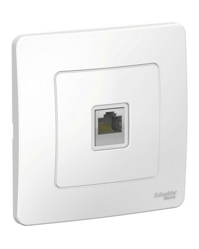 BLANCA розетка RJ45 1-местная, кат. 5Е, скрытой установки, белый (BLNIS045001). Розетка компьютерная. Systeme Electric в Стерлитамаке