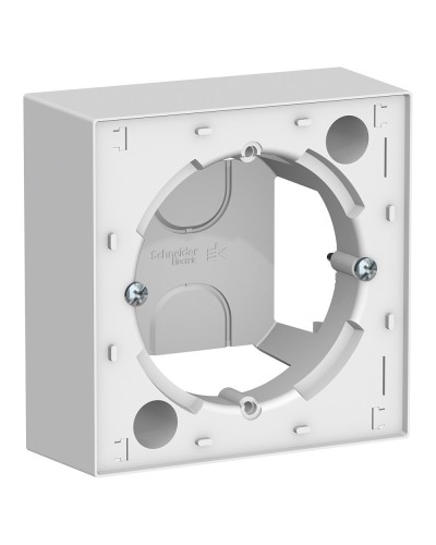 AtlasDesign коробка для наружного монтажа, белая (ATN000100). Коробка для наружного монтажа. Systeme Electric в Стерлитамаке