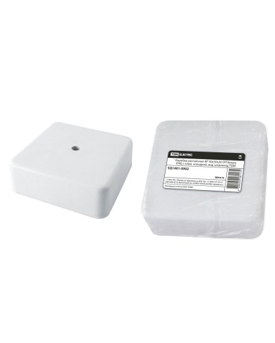 Коробка КР 50х50х20 ОП белая, IP40, с клеммной колодкой (SQ1401-0902). Распаячная коробка. TDM ЕLECTRIC в Стерлитамаке