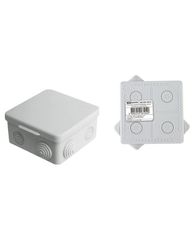 Коробка ОП 80х80х50мм, крышка, IP54, 7вх. (SQ1401-0512). Распаячная коробка. TDM ЕLECTRIC в Стерлитамаке