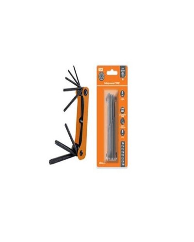 Набор ключей TORX раскладной 8шт.: T9-T40, углеродистая сталь Гранит TDM (SQ1020-0211). Набор ключей. TDM ЕLECTRIC в Стерлитамаке