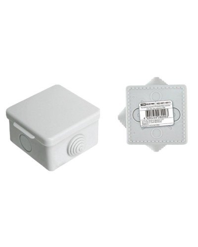 Коробка ОП 65х65х50мм, крышка, IP54, 4вх (SQ1401-0511). Распаячная коробка. TDM ЕLECTRIC в Стерлитамаке