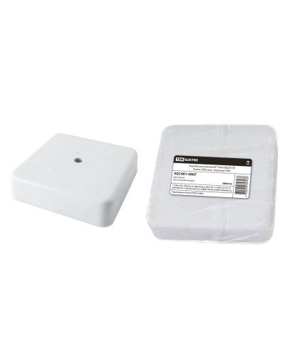 Коробка КР 100х100х29 ОП белая, IP40 (SQ1401-0907). Распаячная коробка. TDM ЕLECTRIC в Стерлитамаке
