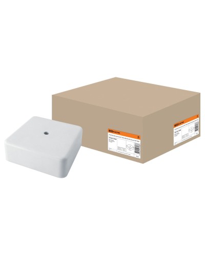 Коробка КР 100х100х44 ОП белая, IP40 (SQ1401-0209). Распаячная коробка. TDM ЕLECTRIC в Стерлитамаке