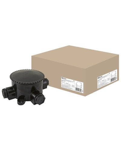 КЭМ 2-660-3 ОП D95мм IP65, 3-х рожковая (карболит) TDM (SQ1401-1101). Коробка электромонтажная. TDM ЕLECTRIC в Стерлитамаке