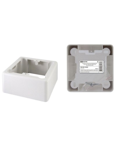 Коробка установочная ОП 85х85х42мм, 1-местная, подъемная, белая, IP20 TDM (SQ1401-0232). Коробка установочная ОП. TDM ЕLECTRIC в Стерлитамаке