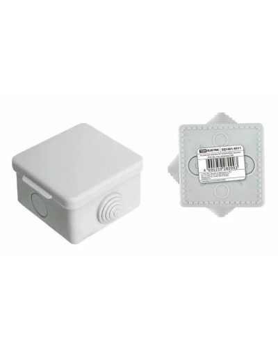 Коробка ОП 65х65х50мм, крышка,  IP54, 4вх. (SQ1401-0111). Распаячная коробка. TDM ЕLECTRIC в Стерлитамаке